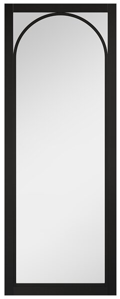 Melrose 1981mm X 686mm Clear Glass Internal Door In Black Frame