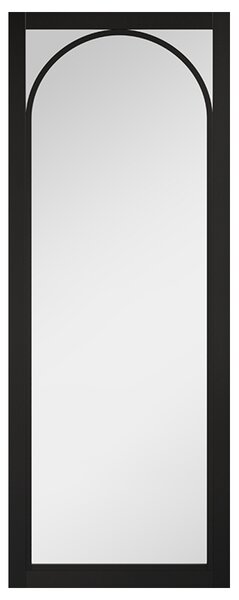 Melrose 1981mm X 762mm Clear Glass Internal Door In Black Frame