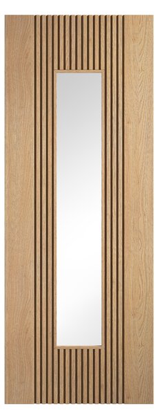 Sydney 1981mm X 838mm Wooden Clear Glazed Internal Door In Oak