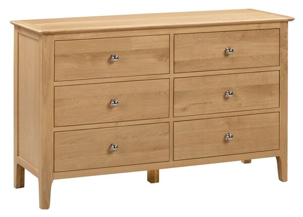 Callia Wooden Chest Of 6 Drawers In Natural