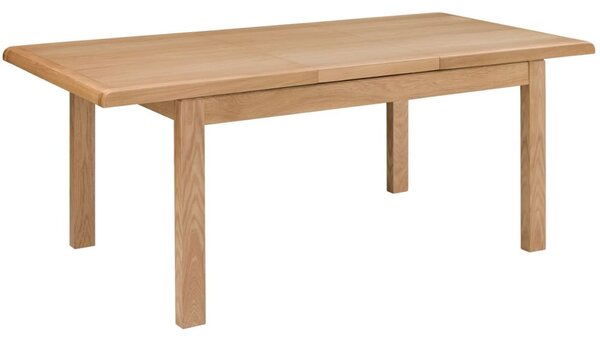 Camber Wooden Extending Dining Table In Waxed Oak