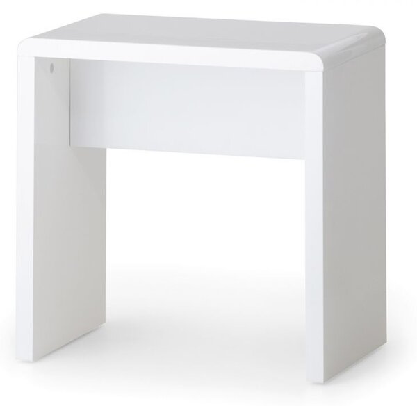 Magaly High Gloss Dressing Stool In White