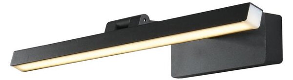 Corfu LED Picture Light Rectangular In Black