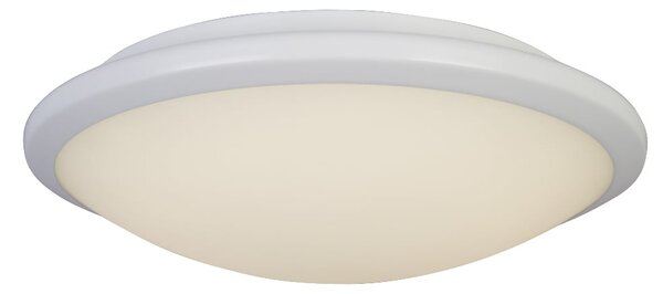 Knutsford Frosted Glass Flush Light In White