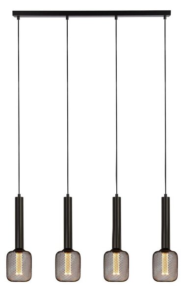 Dulwich 4 Light Bar Pendant Light In Black