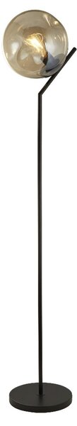 Punch Champagne Glass Floor Lamp In Black