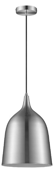 Crofton Metal Pendant Light In Satin Nickel