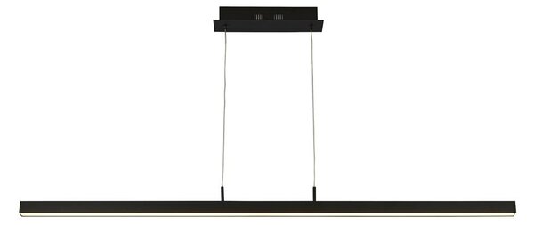 Tribeca LED Bar Pendant Light In Matt Black