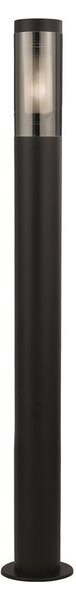 Batton Metal Outdoor Post Lamp In Matt Black