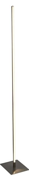 Tribeca LED Floor Lamp In Satin Silver