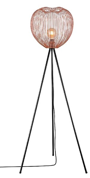 Dollis Metal Floor Lamp In Copper