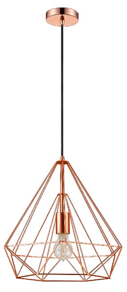 Merton Metal Pendant Light Small In Copper