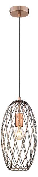 Moorgate Metal Pendant Light Small In Antique Copper