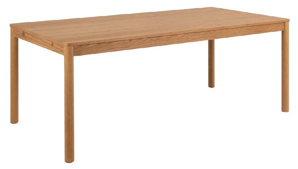 Belton Wooden Dining Table Rectangular In Oak