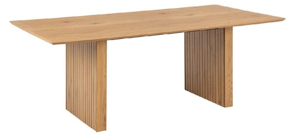 Canbay Wooden Dining Table Rectangular In Oak