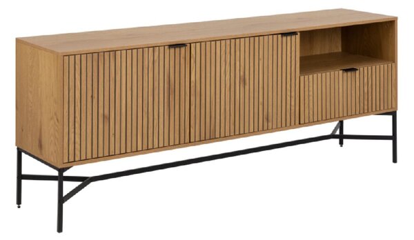 Jasper Wooden Sideboard With 2 Doors 1 Drawer In Oak