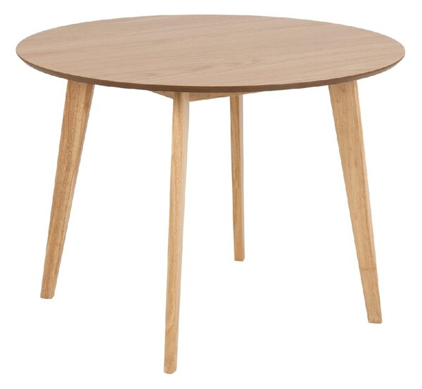 Riga Wooden Dining Table Round Small In Oak