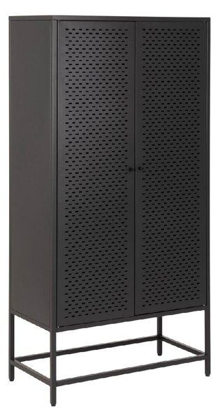 Napa Metal Storage Cabinet With 2 Doors In Matt Black