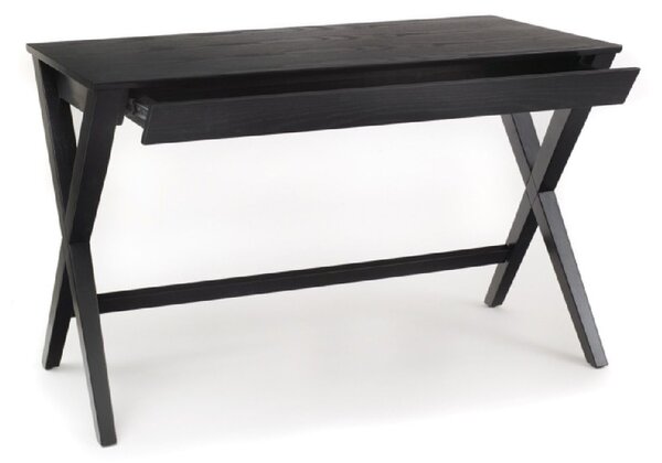 Waterloo Wooden Laptop Desk With 1 Drawer In Black