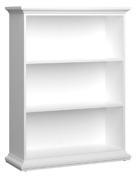 Parayo Wooden Bookcase With 2 Shelves In White