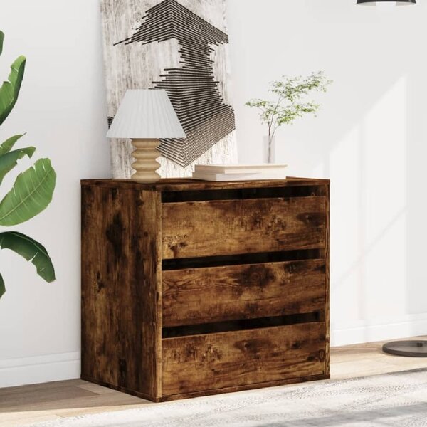 Amarillo Wooden Chest OF 3 Drawers In Smoked Oak