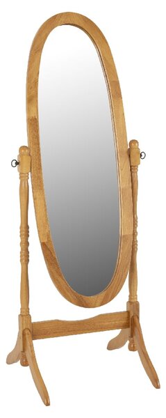 Corrie Cheval Mirror Tall In Antique Pine Frame