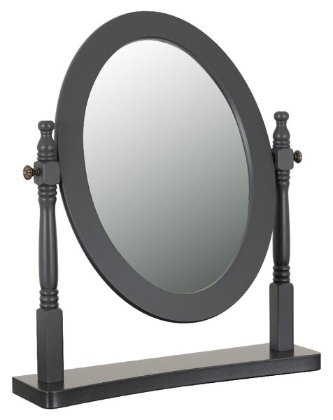 Corrie Dressing Table Mirror In Grey Frame