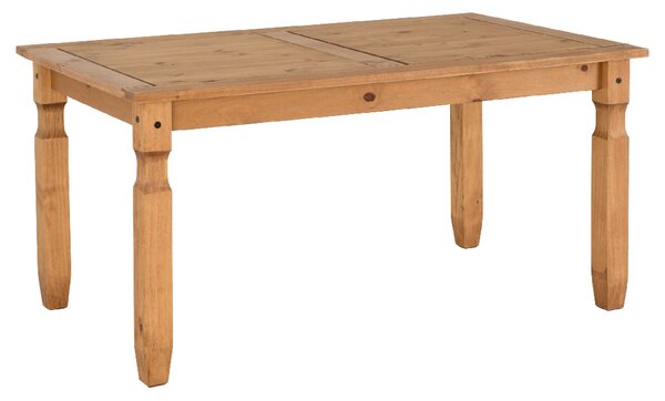 Central Rectangular Wooden Dining Table Small In Oak