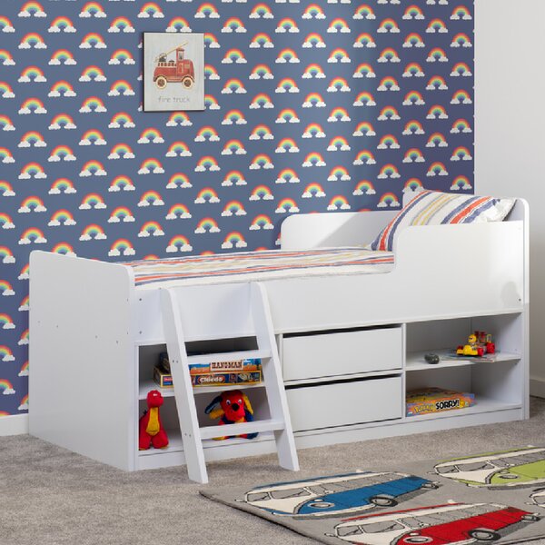 Floyd Wooden Low Sleeper Children Bed In White