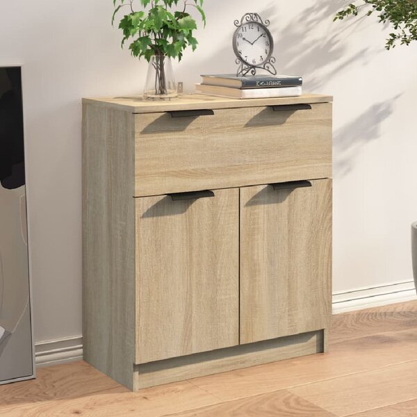 Aylesbury Wooden Sideboard With 2 Doors 1 Drawer In Sonoma Oak