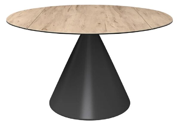 Aurora Ceramic Extending Dining Table In Oak Effect