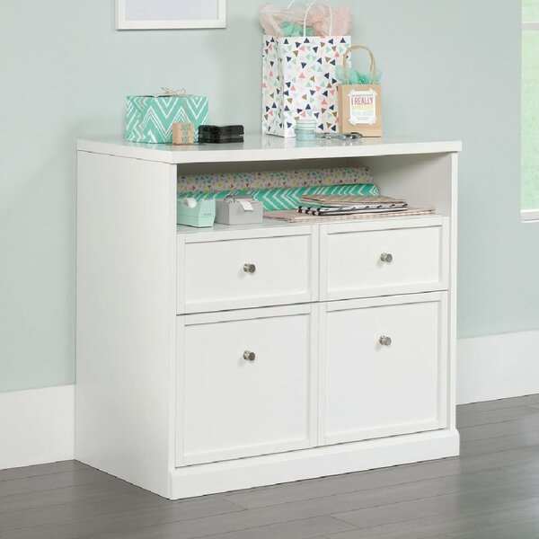 Caguas Wooden Storage Cabinet With 4 Drawers In White