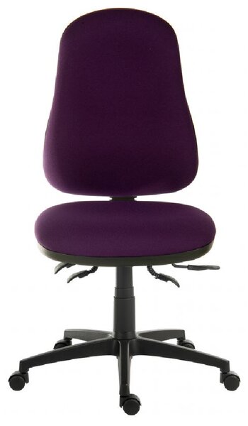 Earlville Fabric Home And Office Chair In Plum