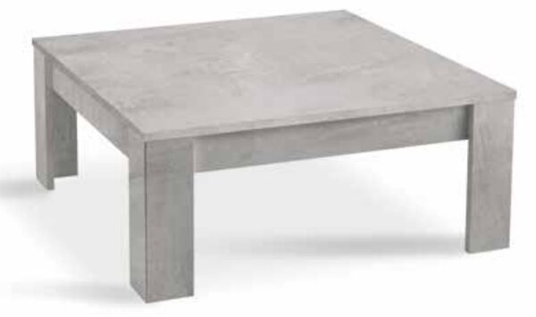 Breta High Gloss Coffee Table Square In Grey Marble Effect