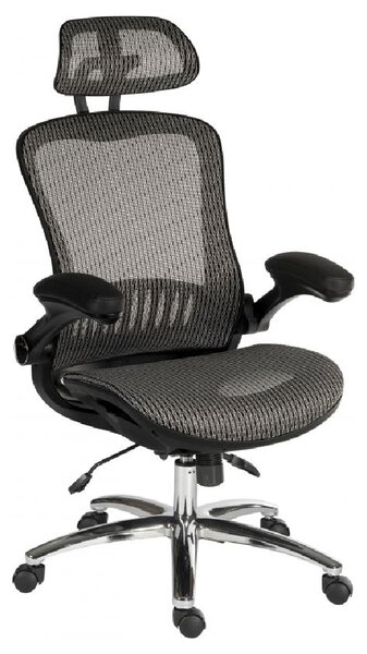 Hanover Fabric Home And Office Chair In Grey