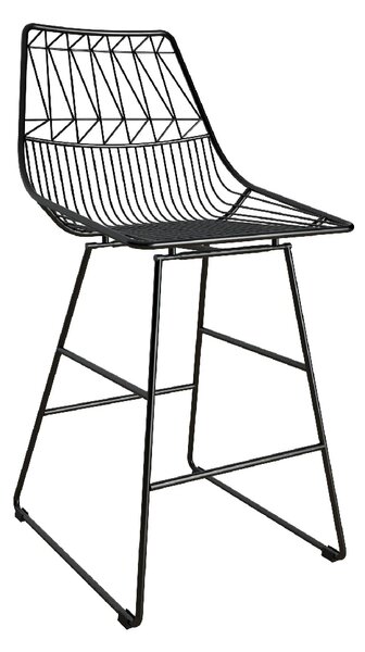 Auckland Metal Bar Chair In Black