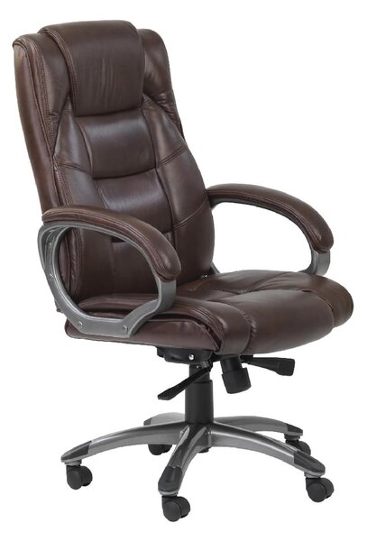 Nobbler Leather Home And Office Chair In Brown