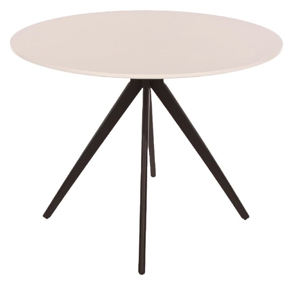 Arta Wooden Round Dining Table In White