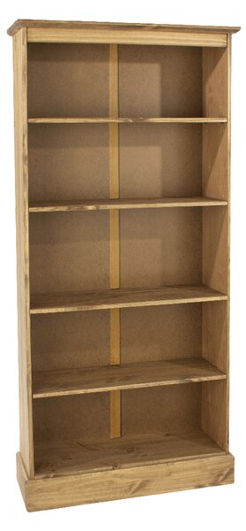 Calixto Wooden Bookcase With 5 Shelves In Oak