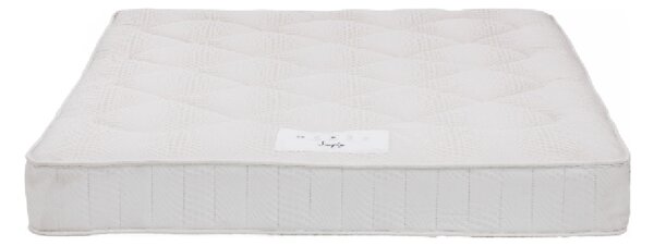 Saratoga Fabric Single Mattress In White