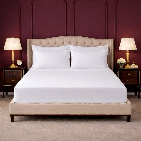 Loomshire Bamboo - White Fitted Sheet - Edit 1, King Size