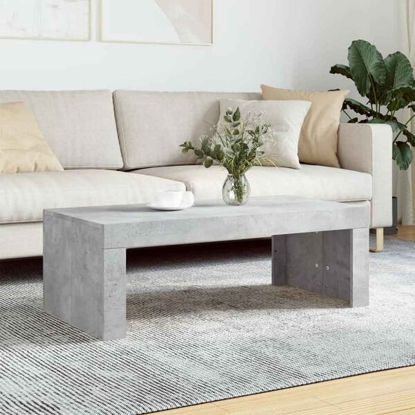 Dubuque Wooden Coffee Table - Concrete Grey