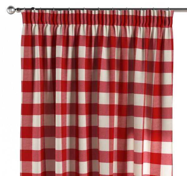Pencil pleat curtain