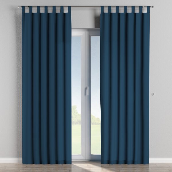 Tab top curtain