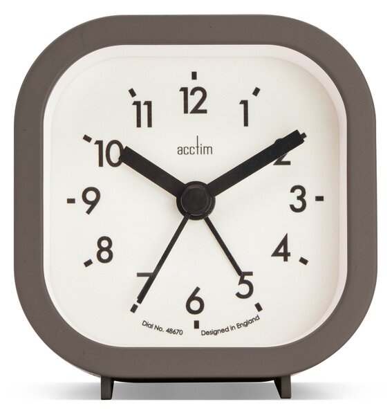 Acctim Robyn Mini Alarm Clock Grey