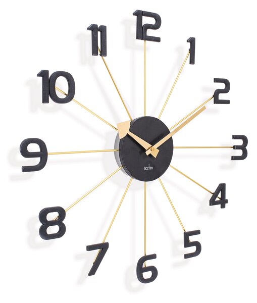 Acctim Astraea Large Quartz Wall Clock Gold