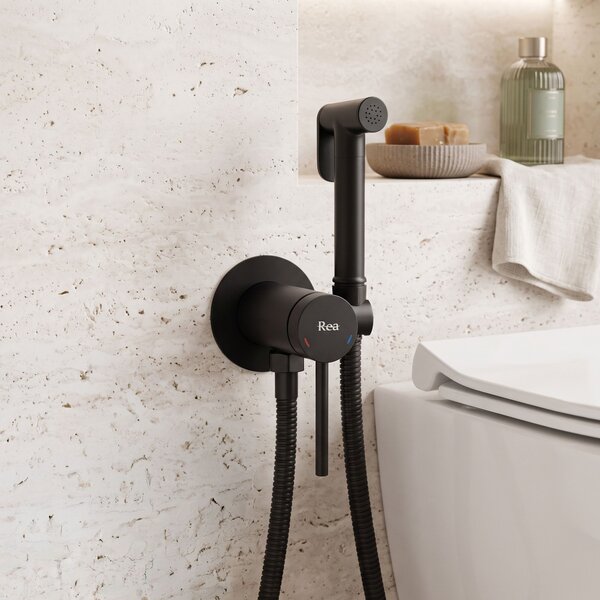 Bidet faucet Rea Foss Clif Black