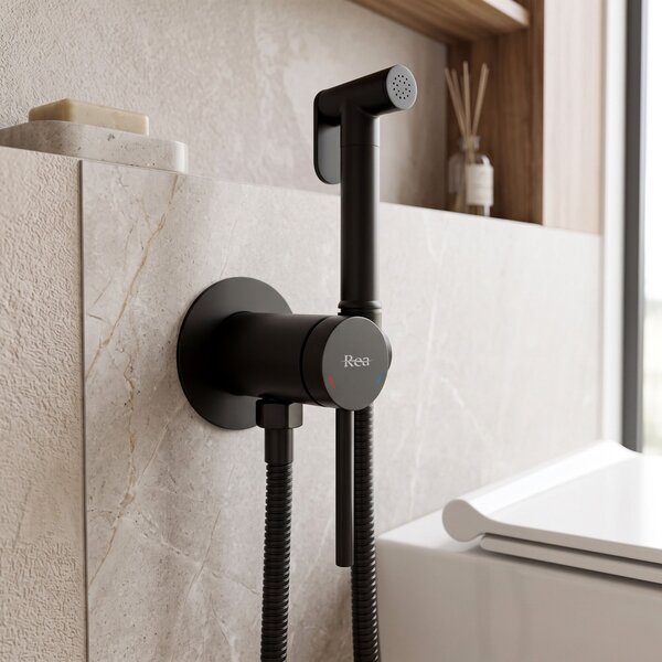 Bidet faucet Rea Foss Clif Black