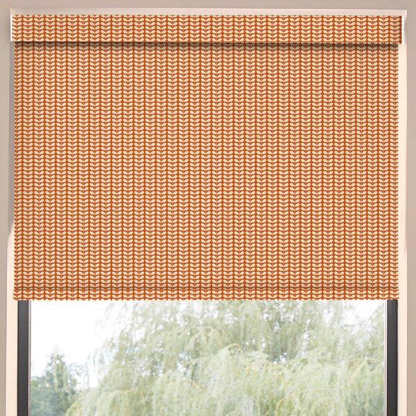 Orla Kiely Tiny Stem Translucent Made to Measure Roller Blind Tomato