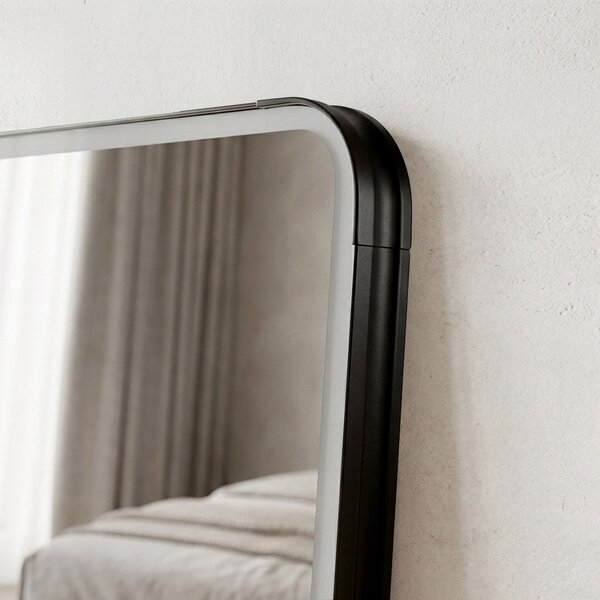 Mirror LED Classico 50x160cm Black